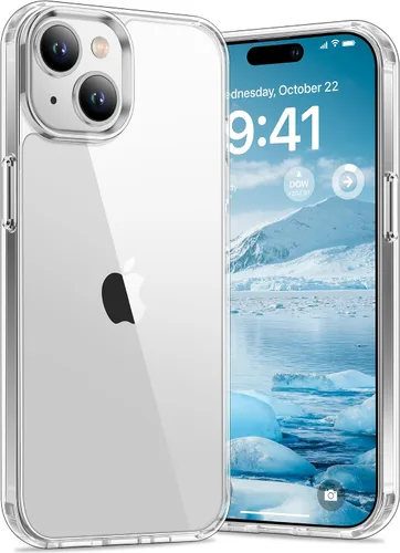 Vista 9 de Vakoo Funda transparente para iPhone 11 Pro Max, antiamarilleo, color negro