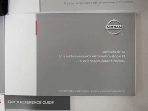 Vista 5 de 2018 Nissan Altima Sedan Owners Manual