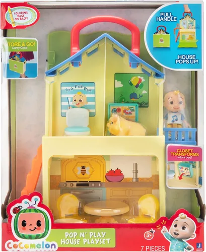 Vista 3 de BANDAI CoComelon JWC0109 Pop N House - Juego para niños de 3 años, multicolor