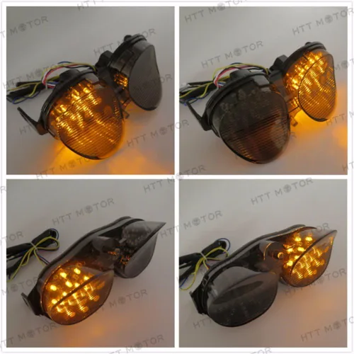 Vista 4 de MT177 - Nuevo Faro Trasero Led Ahumado Compatible con Yzf R6 Yzfr6 01 02 2001-2002
