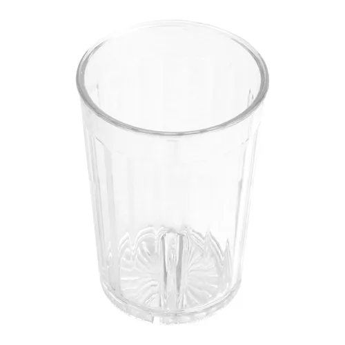 Vista 6 de G.E.T. 8809-1-CL-EC - Vasos facetados de plástico irrompibles resistentes a prueba de golpes, 9 onzas, transparente (juego de 4)