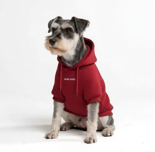 Vista 126 de Spark Paws Sudadera con capucha para perro, suéter de primera calidad para perros pequeños, medianos y grandes Trajes cálidos para bulldogs