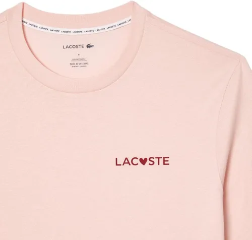 Vista 6 de Lacoste Camiseta de manga corta con cuello redondo y ajuste regular para hombre