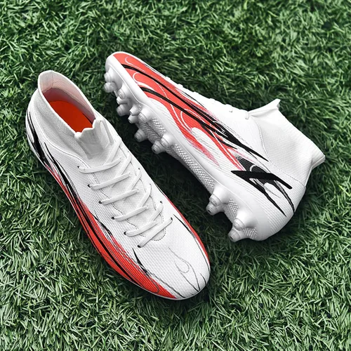 Vista 5 de ASOCO DREAM Soccer Shoes Men's Firm Ground Soccer Cleats Outdoor Indoor Athletic Football Shoes Professional Futsal Training Sneakers