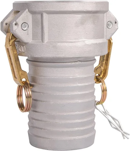 Vista 13 de 2 piezas de accesorios de bloqueo de leva fundida por gravedad de aluminio (parte B de 1 pulgada) de manguera de leva y ranura, acoplador hembra