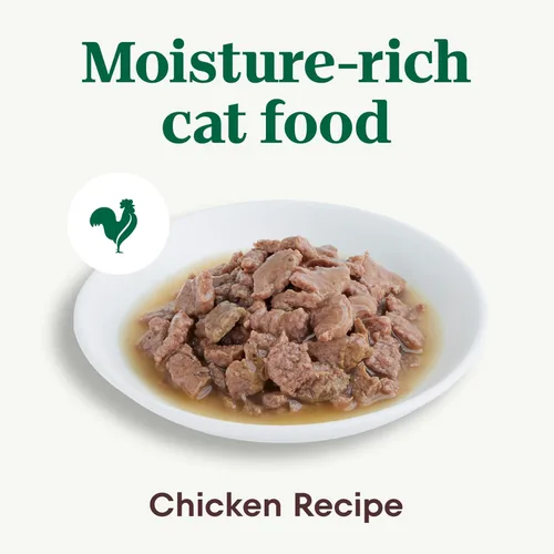 Vista 3 de NUTRO Cortes de comida húmeda natural para gatos sin granos* en salsa de pollo, (24) bandejas de 2.64 onzas Perfect Portions
