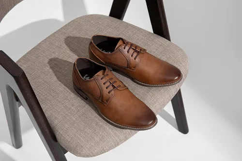 Vista 7 de Vostey Zapatos de vestir para hombre, zapatos Oxford formales, zapatos clásicos con cordones Derby