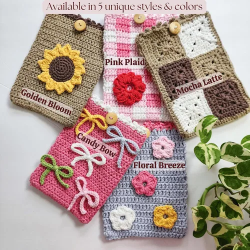 Vista 8 de Funda para Kindle tejida a mano, compatible con todos los modelos 5.5"- 7" (excepto Scribe), accesorios Kindle hechos a mano para mujeres, funda