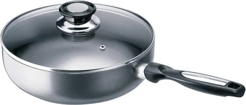 Vista 3 de Beka Pro Induc Wok antiadherente de aluminio con tapa de cristal 11.0 in