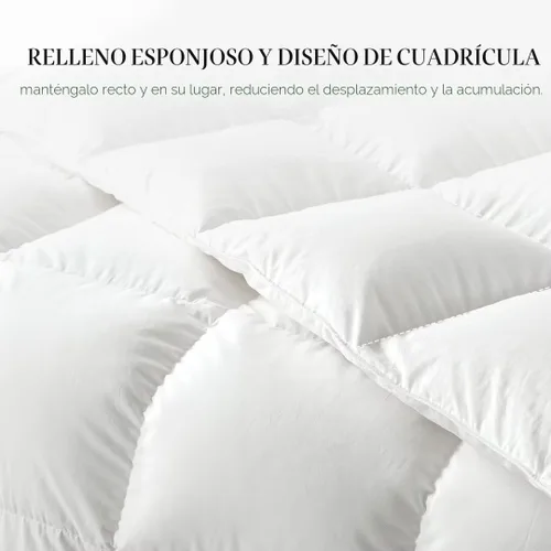 Vista 6 de WhatsBedding - Edredón de fibra de plumón, relleno de edredón tamaño King, 106 x 90 pulgadas