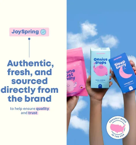 Vista 9 de JoySpring Calmify Citrato de Magnesio Líquido para Niños - Sin Azúcar, Sin Gluten Suplemento Calmante con Manzanilla - Apoyo Natural para Niños