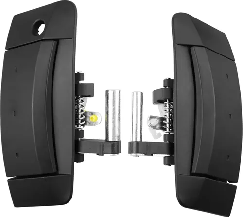 Vista 8 de Gledewen Manija exterior de puerta para lado del conductor y del pasajero, negro mate Reemplazo para Nissan 350Z 2003-2009 Reemplaza#
