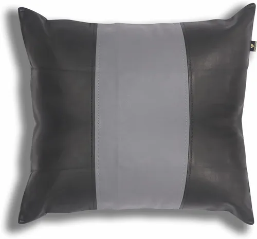 Vista 56 de LL LEATHER LOVERS Funda de almohada de piel de cordero - Funda de cojín para sofá, fundas decorativas para sala de estar y dormitorio, 20 x 20 Negro