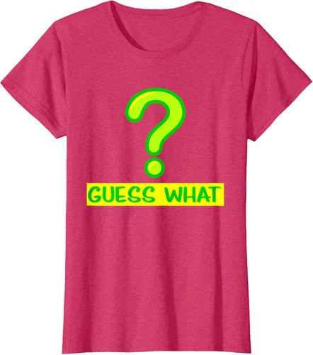 Vista 7 de Question Mark playera Guess What playera, hombre XL, Púrpura