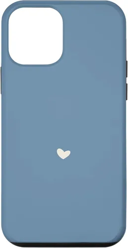 Vista 16 de Misty Blue - Hand Drawn Heart Chic Boho Aesthetic Case for iPhone 16
