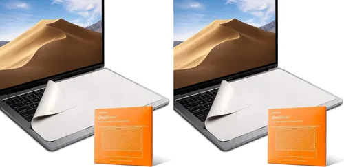 Vista 6 de UPPERCASE GhostBlanket - Forro de microfibra y paño de limpieza de 15 pulgadas compatible con MacBook Pro de 16 pulgadas (paquete de 2)