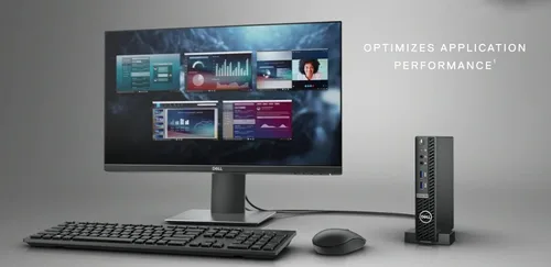 Vista 6 de Dell OptiPlex 3000 3080 - Computadora de sobremesa Intel Core i3 de 10ª generación i3-10100T de cuatro núcleos (4 núcleos) 3 GHz, DDR4 SDRAM de 8 GB