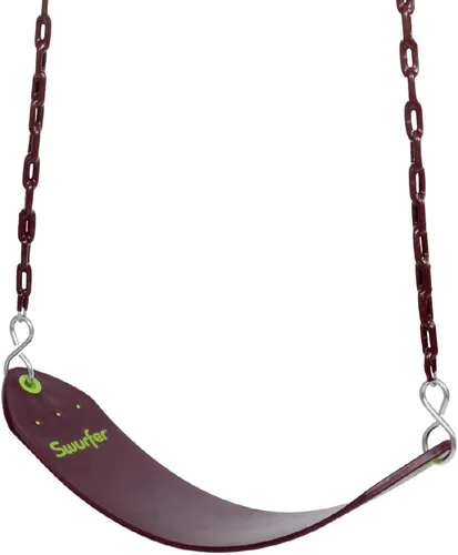 Vista 7 de Swurfer Paquete de 2 cinturones clásicos para parque infantil, con revestimiento de goma sin pellizcos, cadenas colgantes de metal de 66 pulgadas