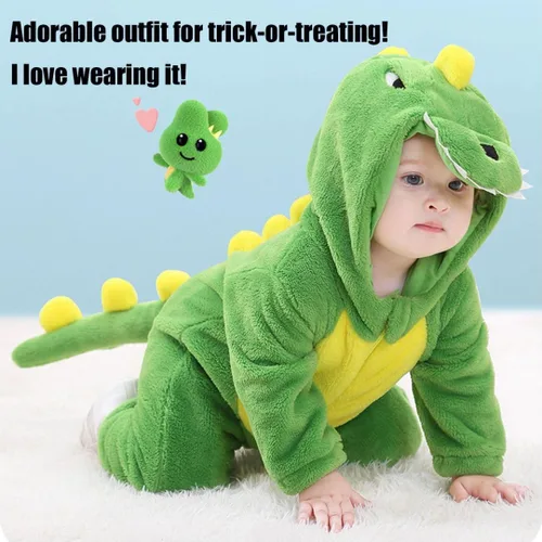 Vista 4 de Disfraces de animales para bebé, disfraz de Halloween para niños pequeños