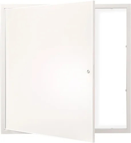 Vista 12 de VEVOR Panel de acceso para paneles de yeso, puerta de acceso de acero galvanizado de 13.3 x 13.3 pulgadas, panel de servicio con bisagras de fácil