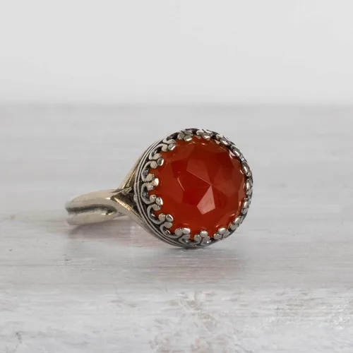 Vista 54 de 925 Sterling Silver Gemstone Rings for Women - Anniversary Rings for Women - Sterling Silver Rings for Women - Dainty Sterling Silver Rings