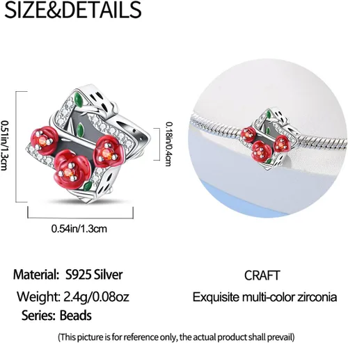 Vista 185 de KUNSIR Los abalorios se adaptan a pulseras Pandora para mujer, plata de ley 925, cuentas colgantes de joyería para niñas, dijes de feliz cumpleaños