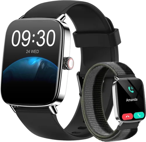 Vista 10 de Gydom Reloj inteligente para mujer, responder/hacer llamadas, pantalla HD