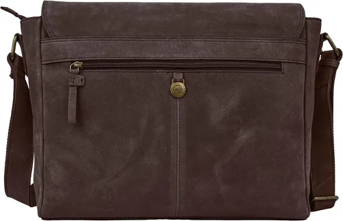 Vista 5 de Antonio Valeria Robert Dark Brown Premium Hunter - Bandolera de piel para hombre