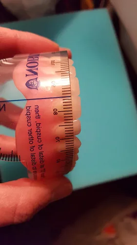 Vista 2 de Dentadura Flexible Milimeter Regla Dental Trubyte