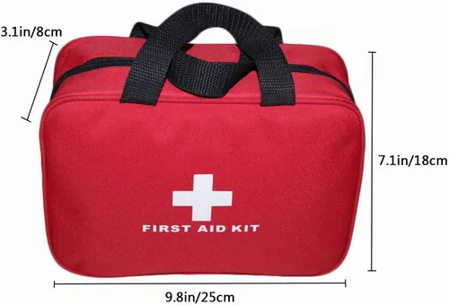 Vista 2 de Kit vacío de primeros auxilios de nailon, bolsa de primeros