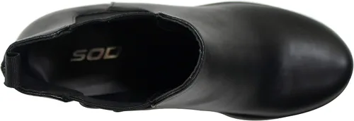 Vista 5 de Soda JABER BOTINES DE MUJER CON SUELA DE TACÓN MEDIO DE MODA CON GORE ELÁSTICO DOBLE