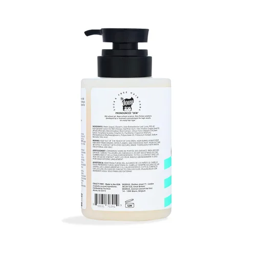 Vista 4 de The Doux 808 Gel definidor de rizos base para cabello natural, gel de peinado de fijación media con miel, aloe y raíz de malvavisco, potenciador
