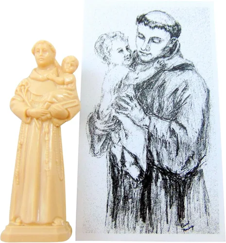 Vista 2 de Westman Works St Anthony - Kit de búsqueda de casa para comprar una casa Patron of lost things, plastic figurine included, great for new buyers
