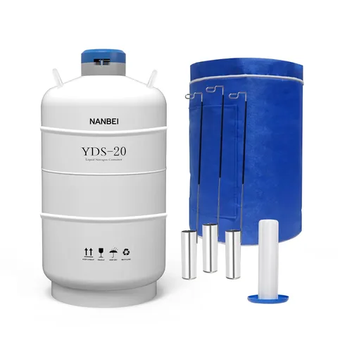 Vista 9 de Tanque de nitrógeno líquido 3L Contenedor criogénico Aleación de aluminio Nitrógeno líquido Dewar Estático Criogénico, nitrógeno líquido dewar