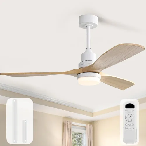 Vista 43 de Sofucor Ventiladores de techo inteligentes de 60 pulgadas con luces, ventilador de techo inteligente moderno para exteriores