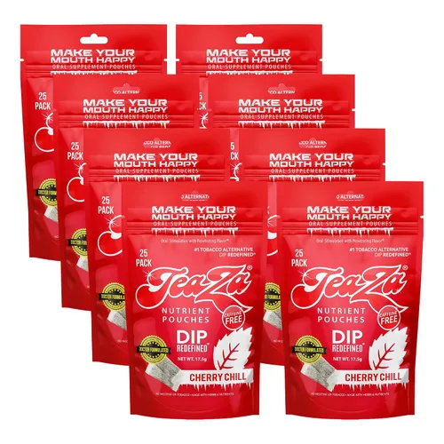 Vista 12 de Teaza Bangin' - Bolsas energéticas de hierbas alternativas al tabaco sin nicotina, bolsas de inmersión saludables para tabaco, sabor prémium a