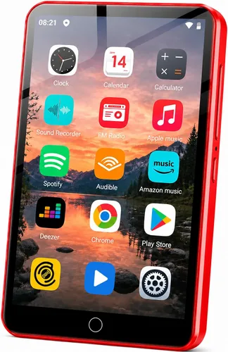 Vista 9 de MP3 Player with Bluetooth and WiFi, ZAQE 80GB Storage & Android OS, 4" Touch Screen, FM Radio, Kids MP3 & MP4 Player with Spotify Google Play Store