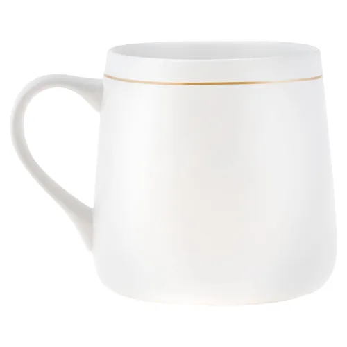 Vista 2 de Karma, Taza de cerámica de flora de 18 onzas, bonita taza de café y té, tazas de café de cerámica para mujeres y hombres, gato