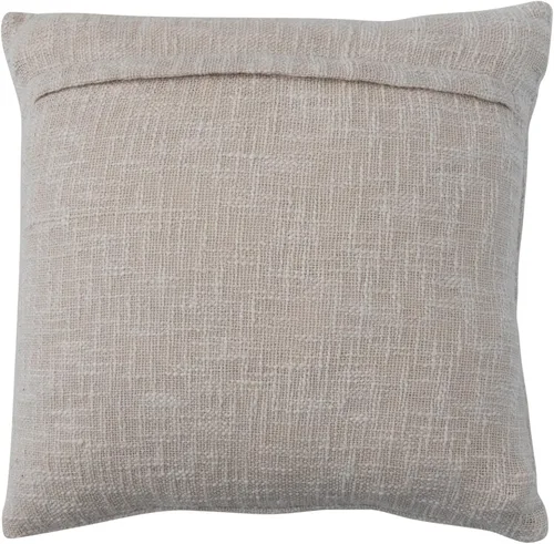 Vista 3 de Creative Co-Op Funda de almohada de algodón con palomas bordadas, color crema y negro