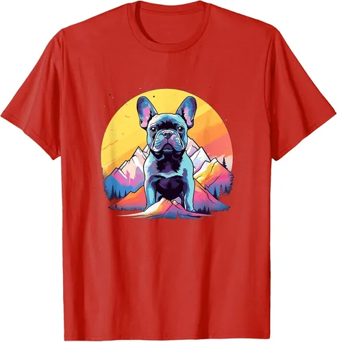 Vista 30 de French Bulldog Dog Men Women Kids T-Shirt Asphalt Grey