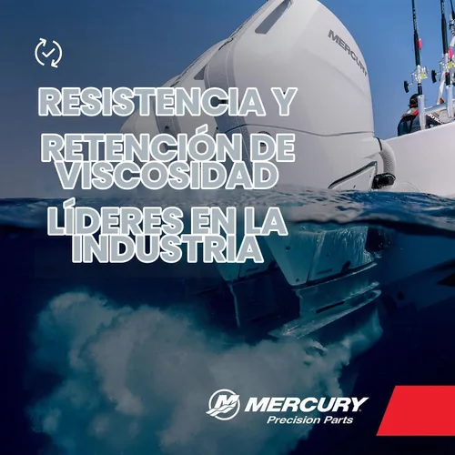 Vista 3 de Genuine Mercury 8M0078630 aceite de 1 galón y 4 ciclos, sintético, Mpp.