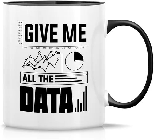 Vista 14 de Retreez Taza divertida – Give Me All The Data Science Scientist Analyst Computer Accounting - Tazas de café de cerámica de 11 onzas, sarcasmo