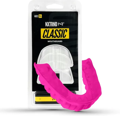 Vista 11 de Paquete de 2 protectores bucales clásicos Nxtrnd, boquilla deportiva de ajuste personalizado para fútbol americano, boxeo, MMA, baloncesto, hockey