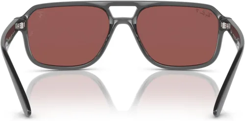 Vista 4 de Ray-Ban Unisex Sunglasses Black Frame, Dark Green Lenses, 58MM