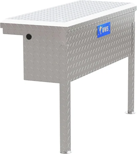 Vista 6 de UWS EC30361 Caja de herramientas lateral de aluminio de pared pesada de 36 pulgadas con perfil bajo, tapa RigidCore