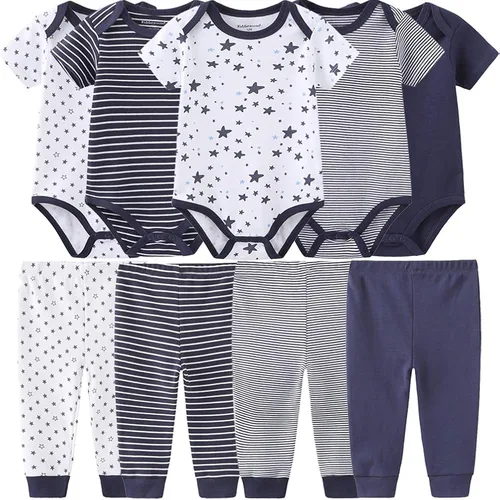 Vista 3 de Conjunto de 19 piezas de ropa esencial para regalo de canastilla de bebé unisex