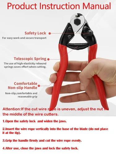 Vista 7 de Cable de acero inoxidable de 1/8 de pulgada de 100 pies – Cuerda de alambre de avión de hebra 7x7 con funda de bucle y dedal – Resistente