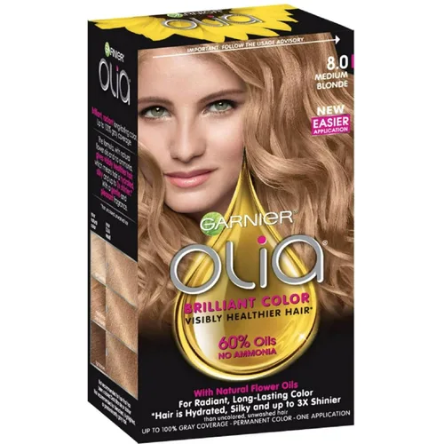 Vista 31 de Garnier Olia Tinte de cabello sin amoníaco [5.60] rojo granate medio, 1 unidad 5.6 Rojo granate medio