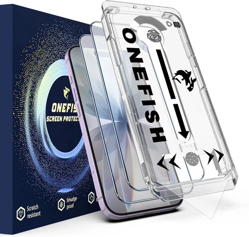 Vista 20 de OneFish Protector de pantalla de vidrio templado de borde completo para iPhone 11 Pro/XS/X de 5.8 pulgadas, paquete de 2 refuerzos de bordes, HD