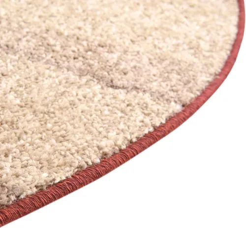 Vista 7 de Unique Loom Colección Otoño Alfombra de Área - Plantation (5' 3" Redonda, Multicolor/Beige)